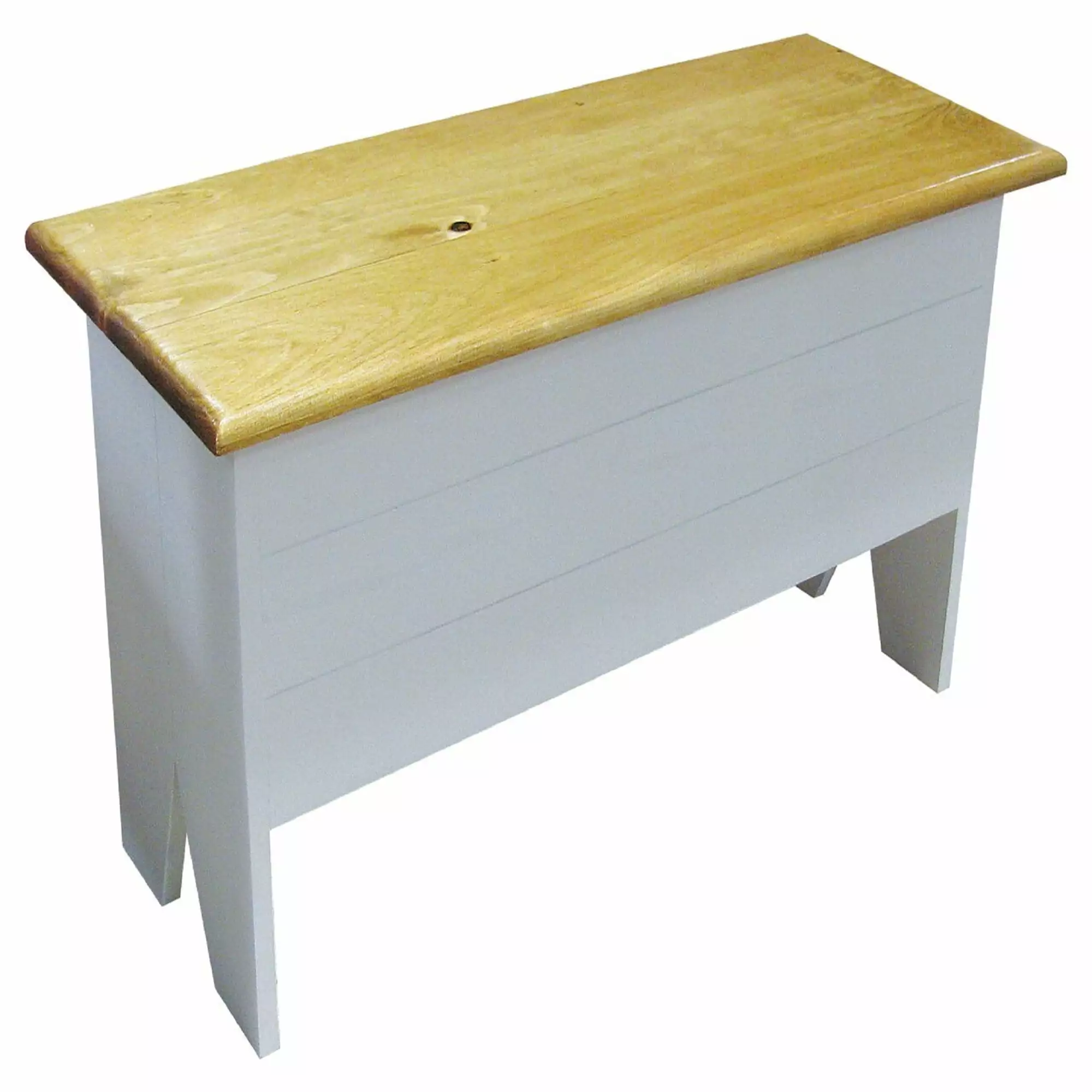 Contemporary Home Living 3' Cottage White Modern Storage Bench - Versatile Home Furniture Benches
