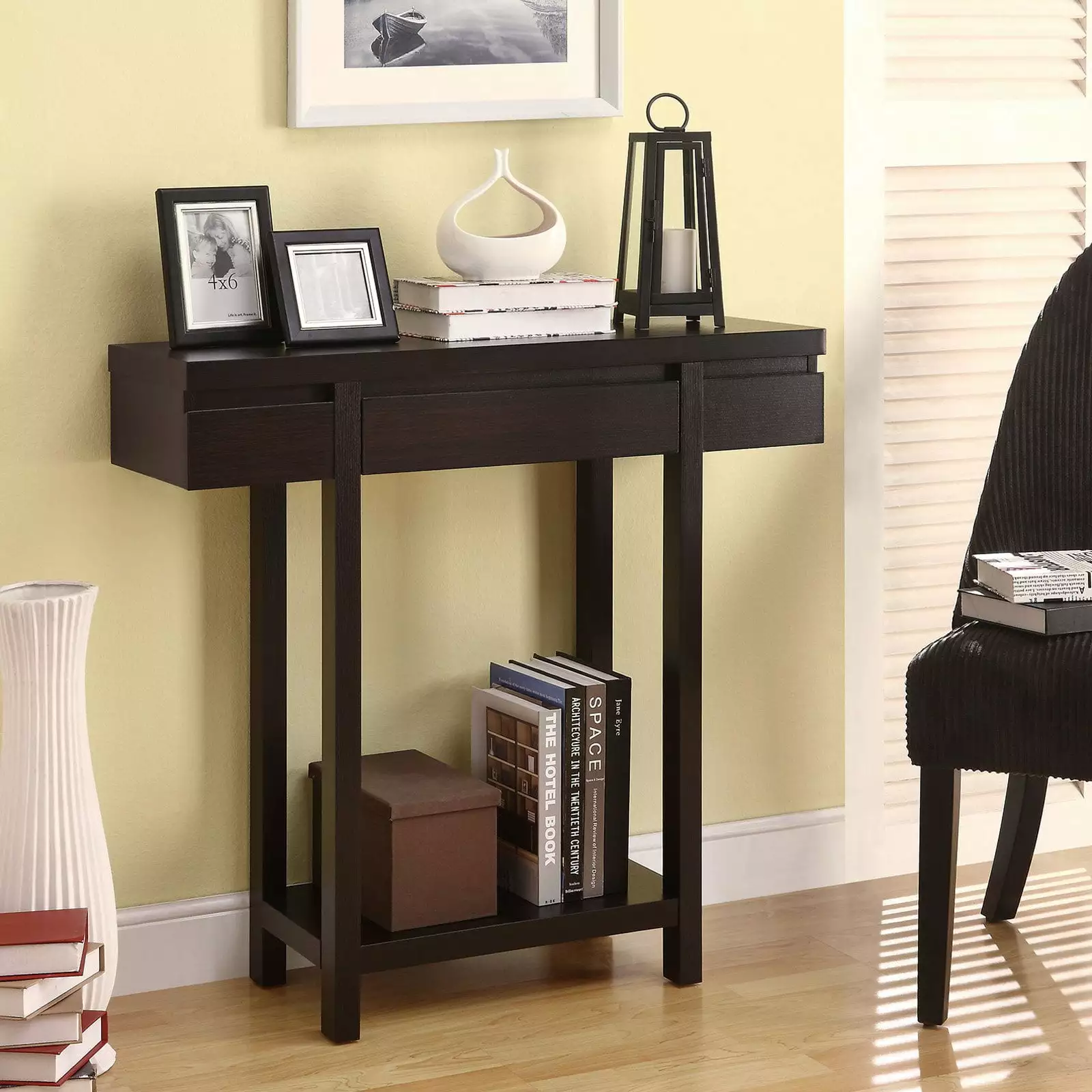 Coaster Furniture Modern Cappuccino Console Table Stylish Entryways Console Coaster Company