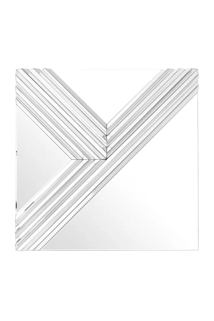 Square Decorative Mirror Eichholtz Ponzo Modern Wall Decor