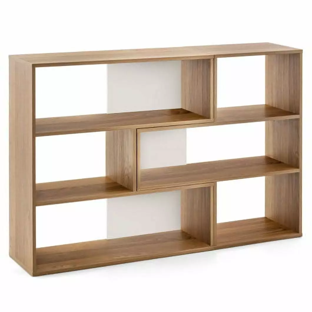 2-Piece Separable Bookshelf Floor Standing Corner Display Storage Unit CostwayINC