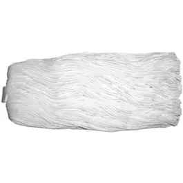 4-Ply White Yarn Mop Head 12-oz Lightweight Replacement Household Cleaning Rayon