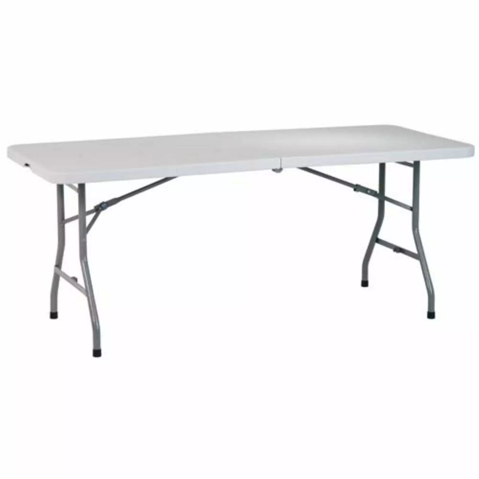 Office Star 72 Rectangle Center Fold Multi Purpose Folding Table White