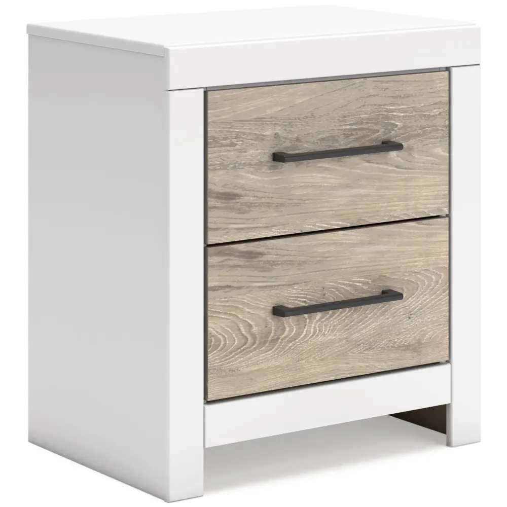Diamond Modern Furniture Exclusive Design Charbitt 2-Drawer Nightstand B2035-92