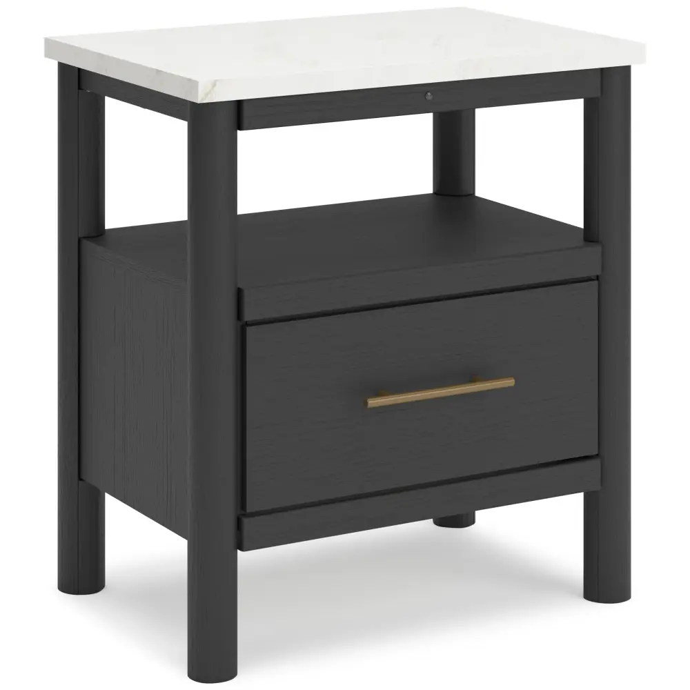 Diamond Modern Furniture Unique Design Cadmori 1-Drawer Nightstand B2616-91 USB Charging Station