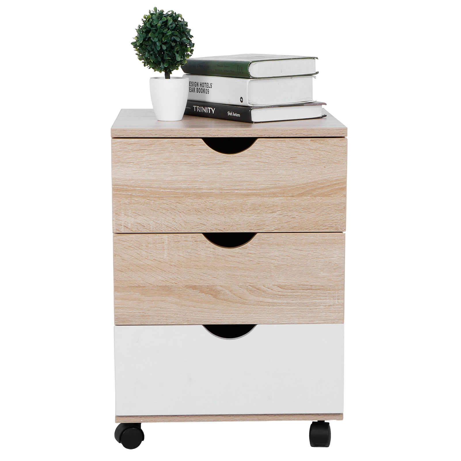 Modern Nightstand Storage - Accent Table Bedroom, Office, or Nursery Fyydes