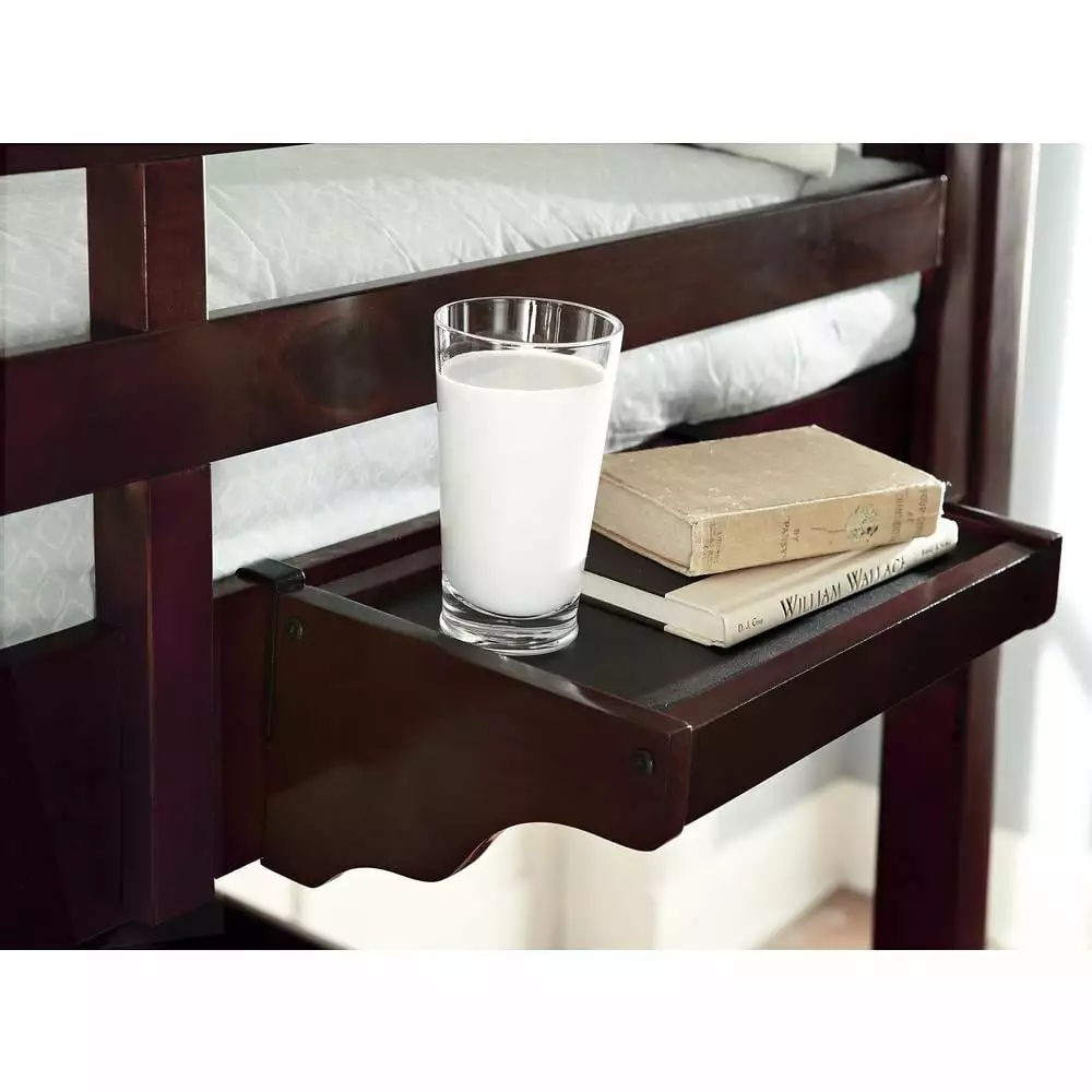 Hillsdale Kids and Teens Universal Wood Hanging Nightstand Chocolate