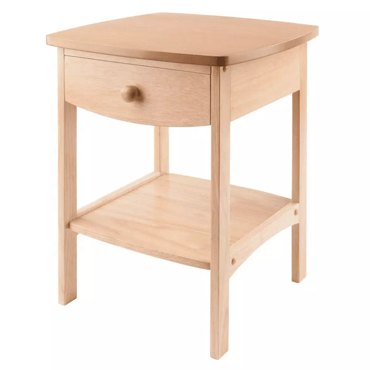 LYP Nightstand Accent Table Natural Modern Side Table Bedroom