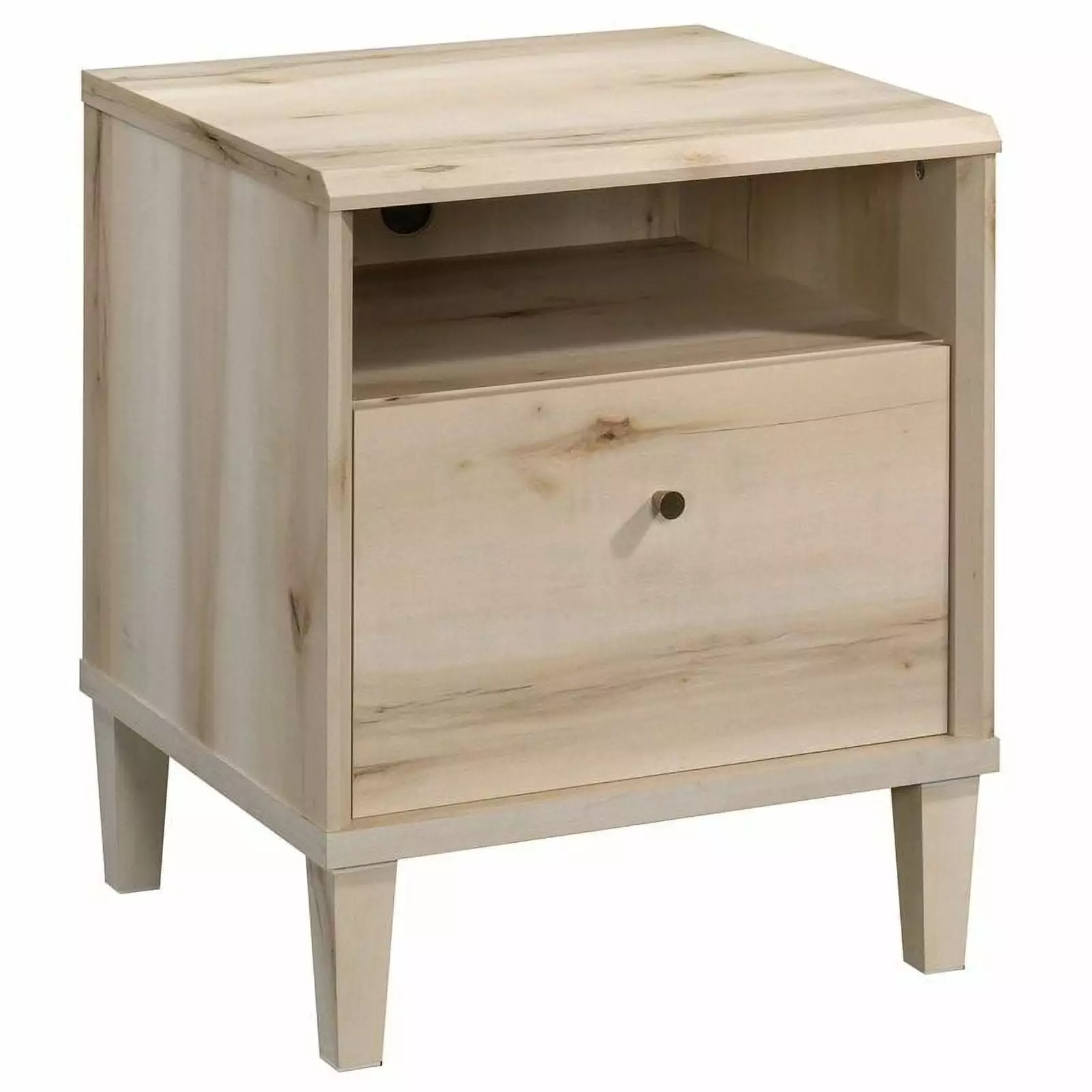 Pemberly Row Engineered Wood Nightstand Pacific Maple - Modern Bedside Table