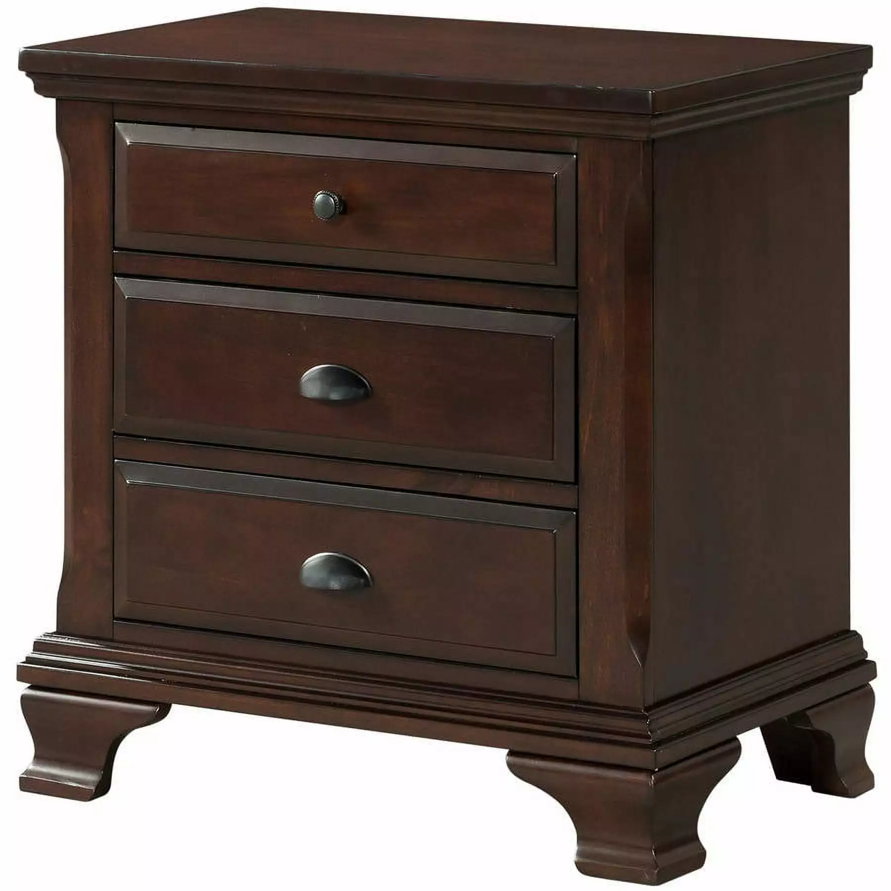 Picket Houtilize Brinley Cherry Nightstand Bedroom Picket House Furnishings