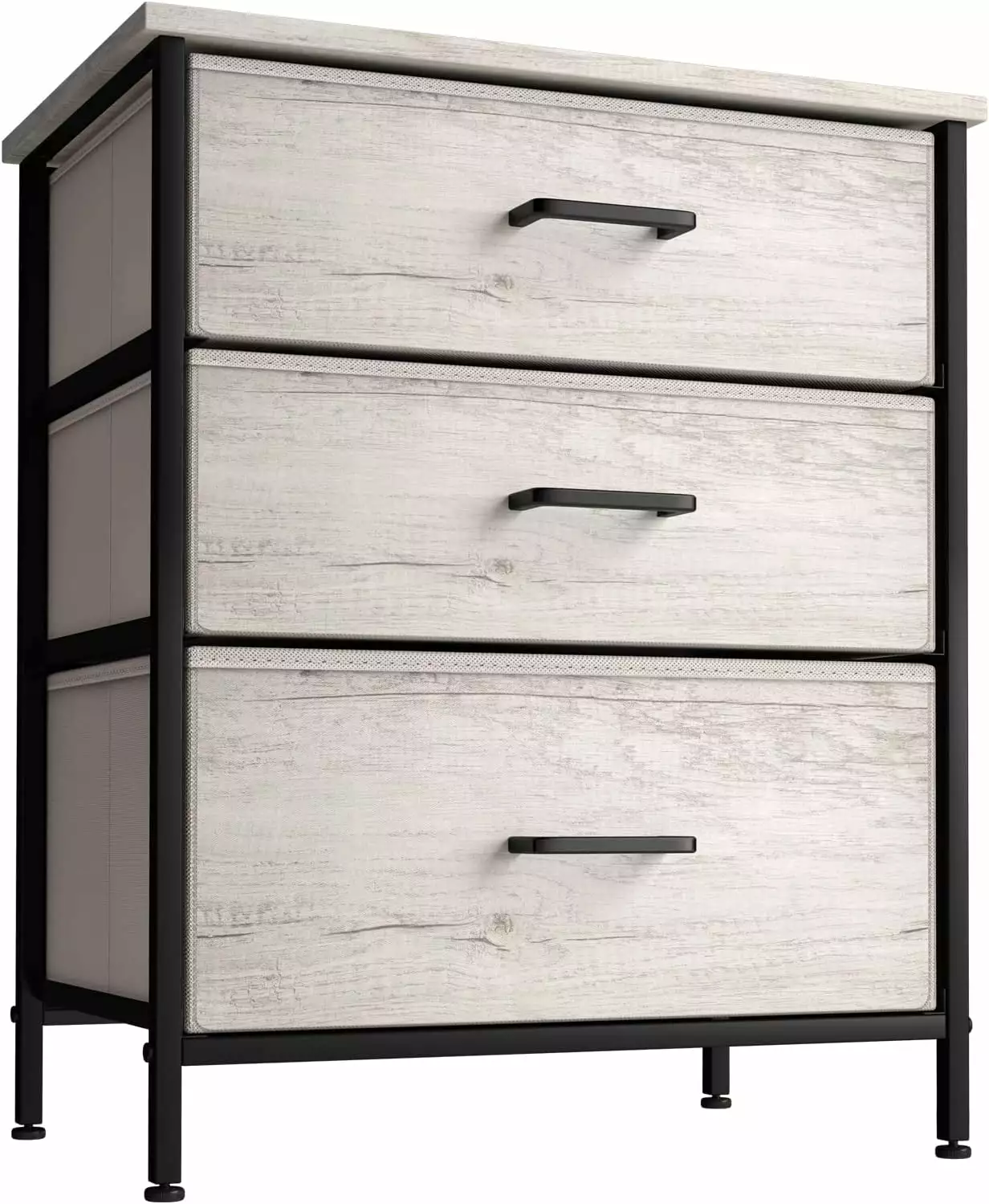 Sorbus Nightstand 3 Drawers Beside Table Side Table Stand Lamp Perfect Bedroom Dormroom Living Room Bathroom