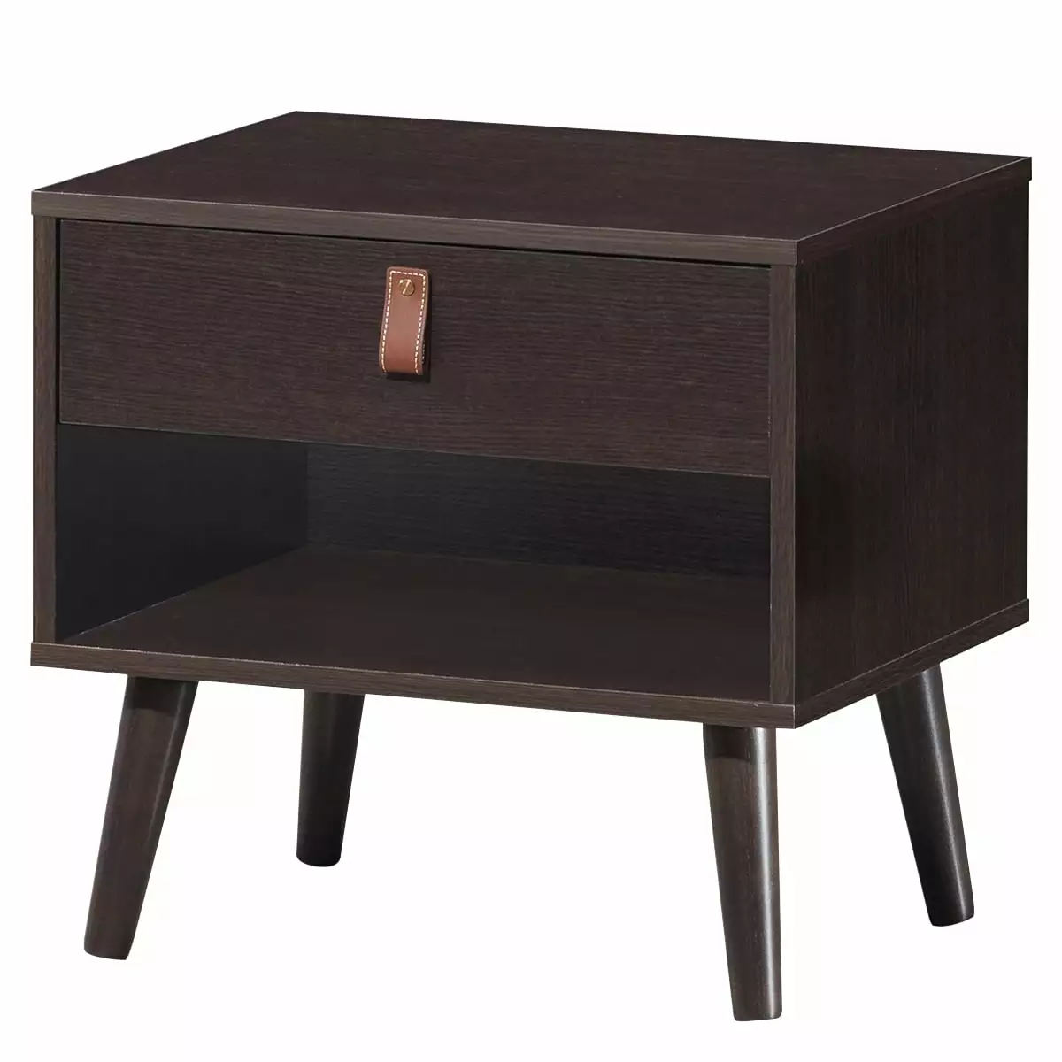 Topbuy Retro Wood Nightstand Storage Drawer End Table Bedside Table