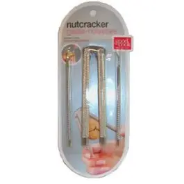 Chrome Nutcracker Picks Set Elegant and Efficient Nut Cracking Various