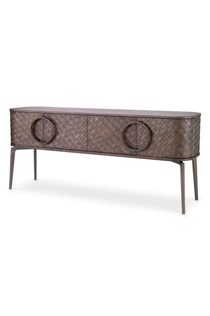 Woven Oak Dresser Eichholtz Nilsson Rustic Bedroom Furniture
