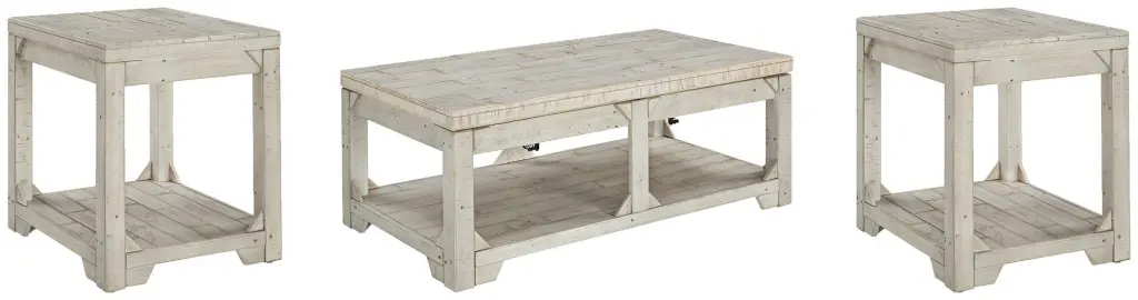 Fregine Occasional Table Set - Contemporary Living Room Side Tables