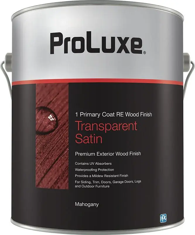 Essential Oil PPG Proluxe Cetol RE SIK41045/01 Wood Finish, Clear, Mahogany, Liquid, 1 gal, Can