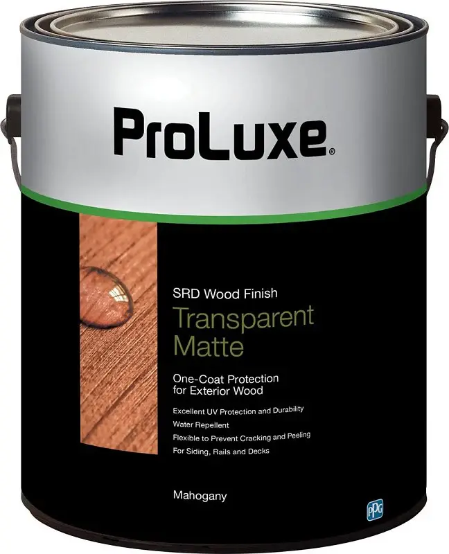 PPG Proluxe Cetol SRD SIK240-045/01 Wood Finish, Crystal, Mahogany, Liquid, 1 gal, Can