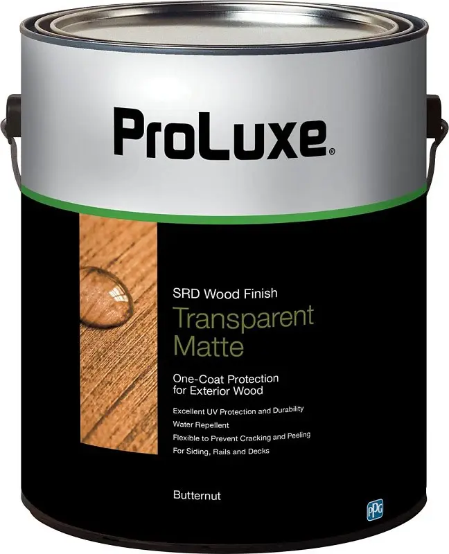 PPG Proluxe Cetol SRD SIK240-072/01 Wood Finish, Glass, Butternut, Liquid, 1 gal, Can