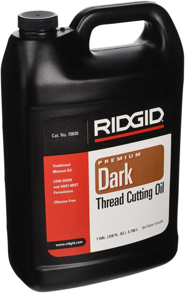 RIDGID 70830 Deep Thread Cutting Oil, 1 Gal, Halogen, PCB and Chlorine-Free, Low-Odor Anti-Mist Formulation, Designed to P...