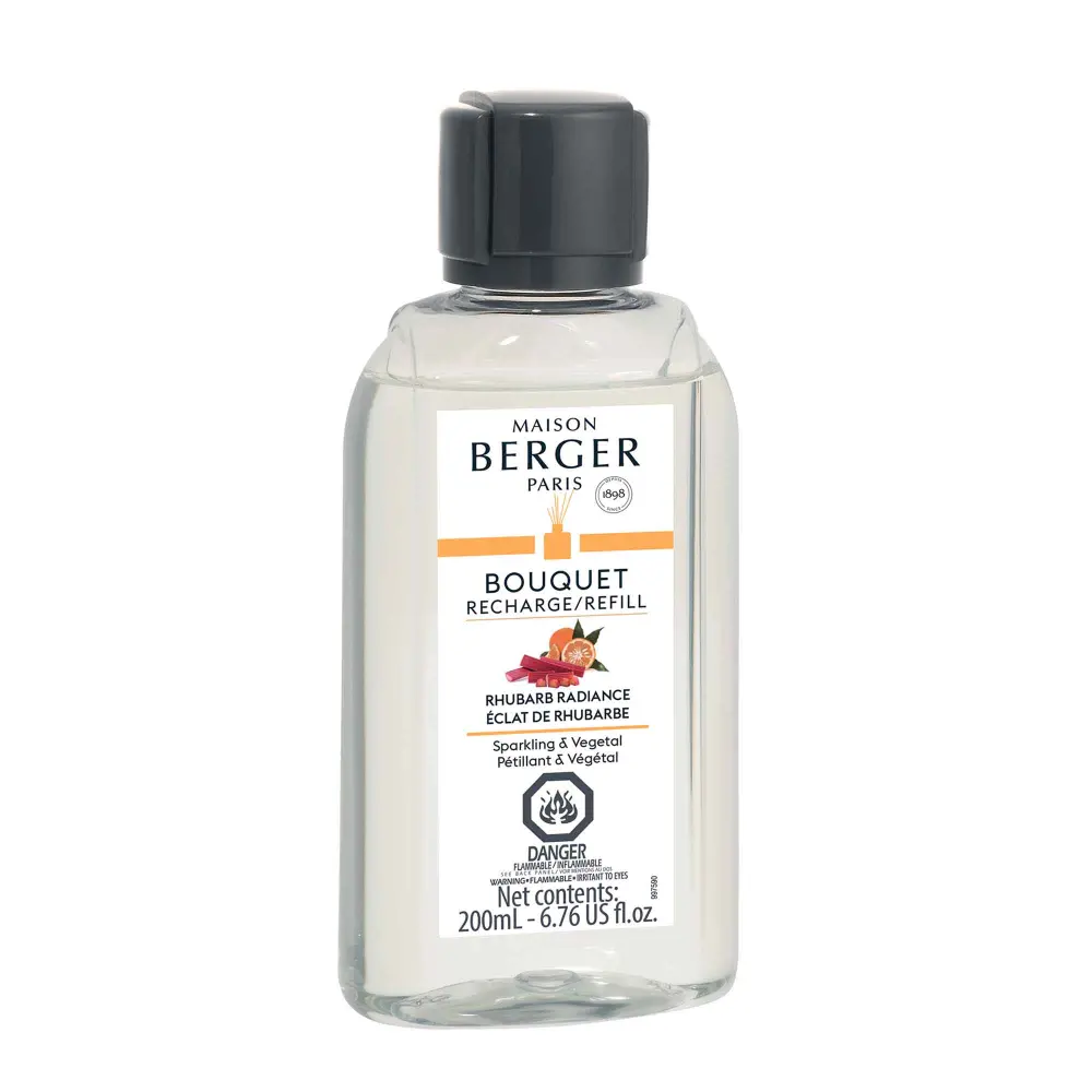 Wax Melt Refill Reed Diffuser 200 ml, Radiant Rhubarb