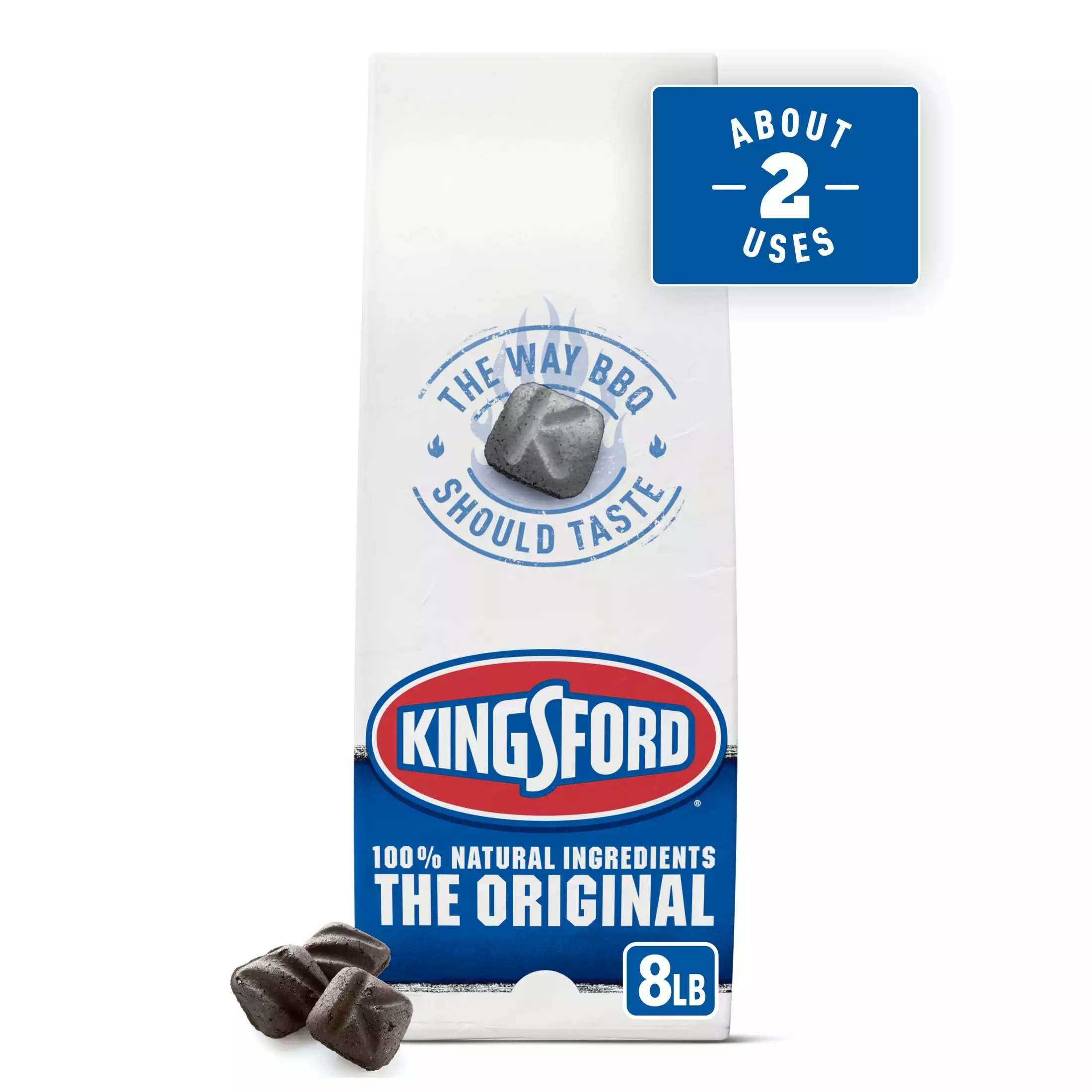 Kingsford Original Charcoal Briquettes 8 lb Small Grilling Needs