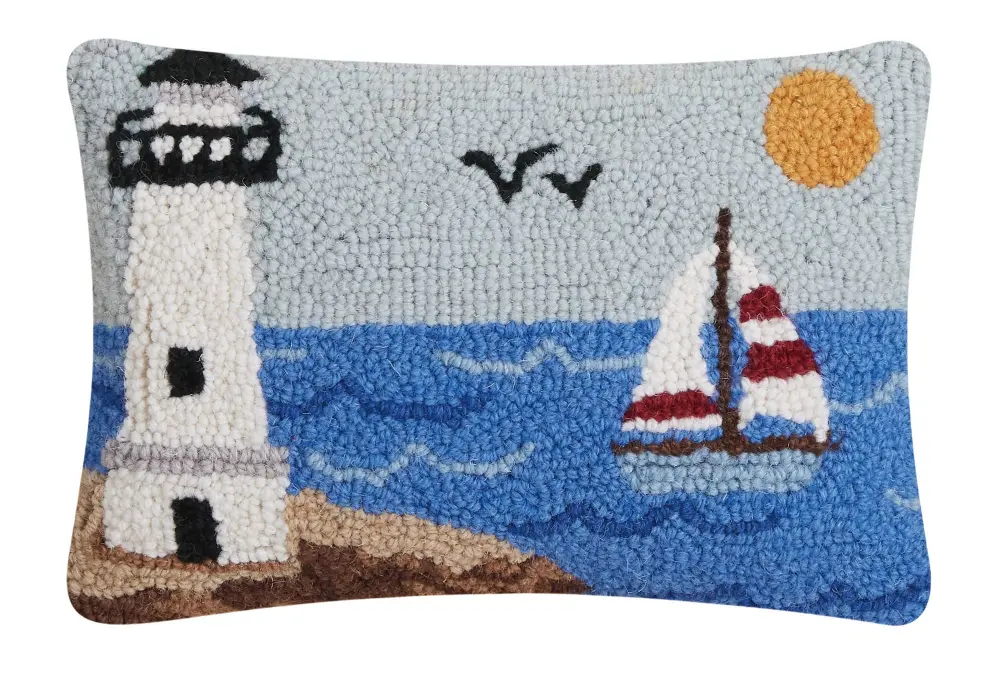 Bulk Value Lighthouse Hook Pillow