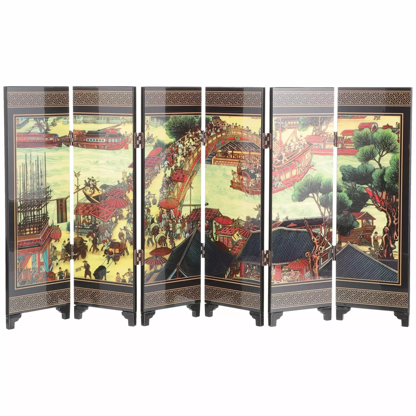 Exquisite Decorative Screen Ornaments Home Decor Privacy Wall Room Divider Masteelf