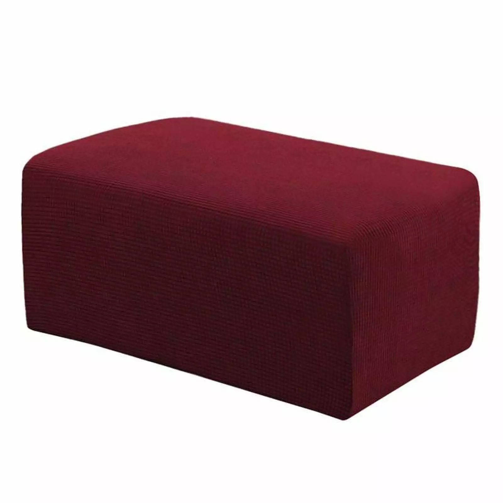 Stretchy Ottoman Cover Removable Footstool Storage Slipcovers Pouf 27-42 Inches Long Ottomans Magideal
