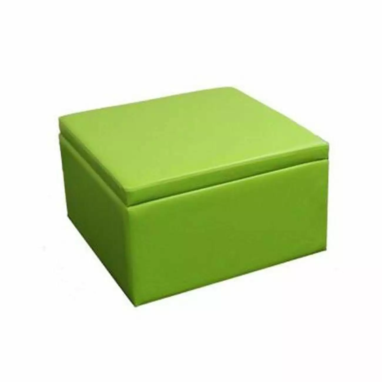 ORE International Green Storage Ottoman 4 Seating Living Room Ottomans