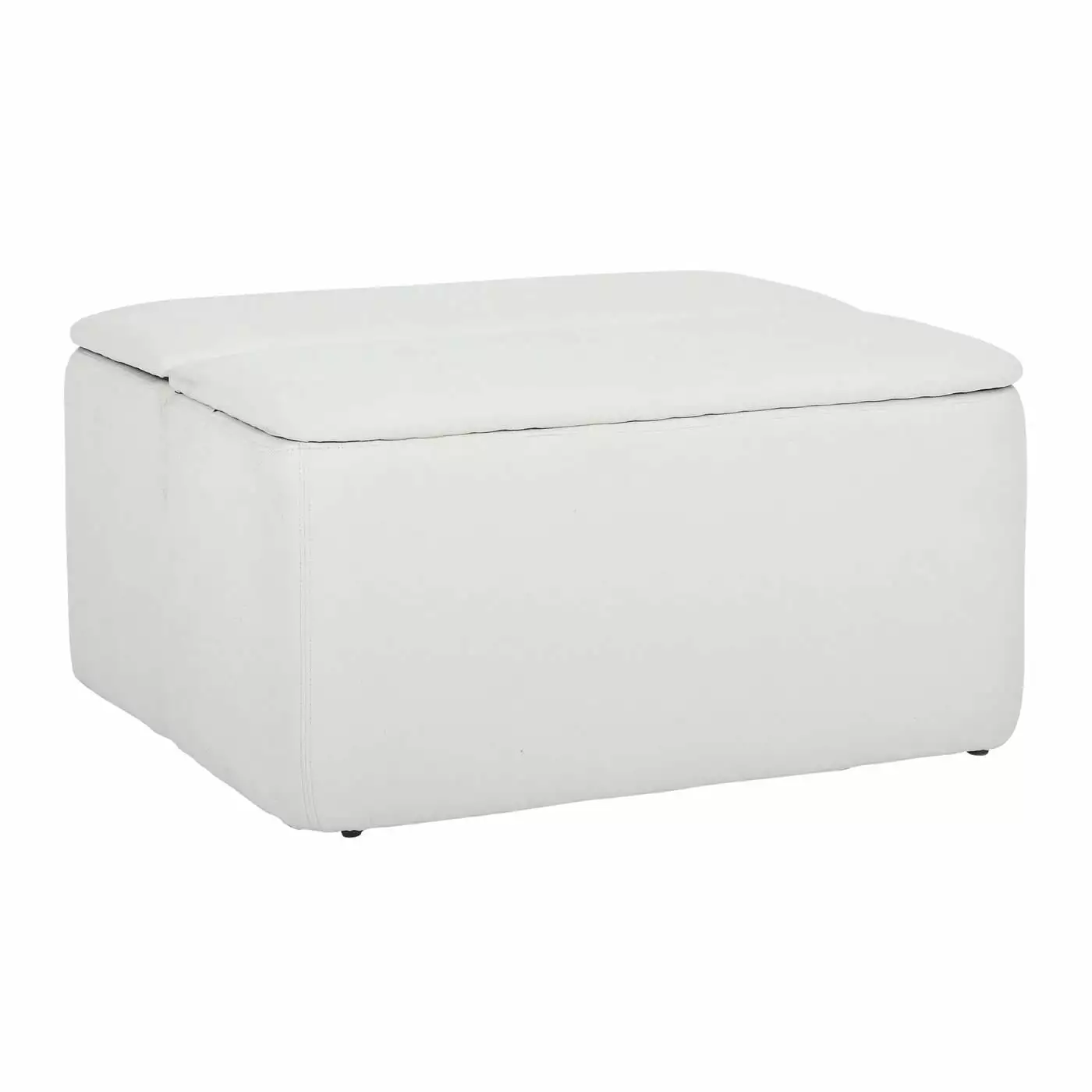 LumiSource Stout Ottoman - Compact and Stylish Living Room Footrest Ottomans