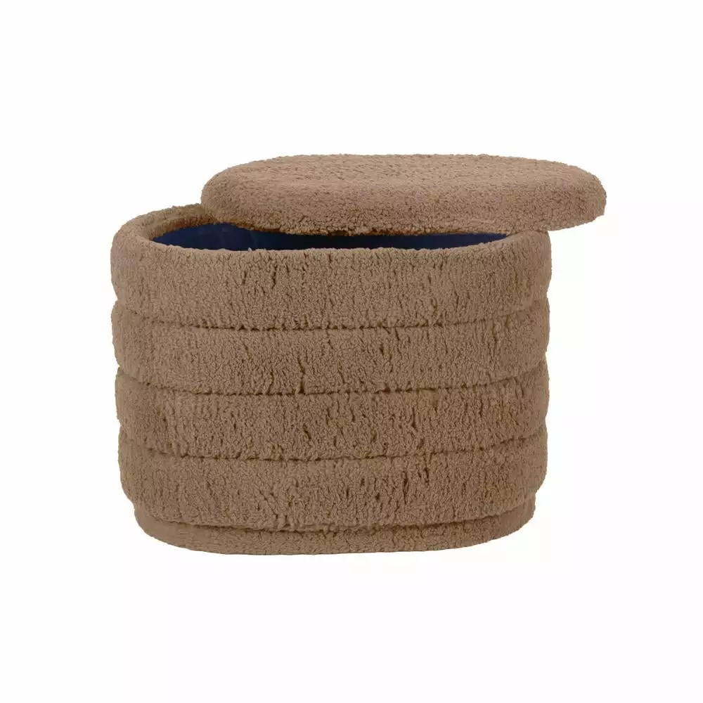 TOV Furniture Wasn't Me Chocolate Brown Long Storage Ottoman Ottomans