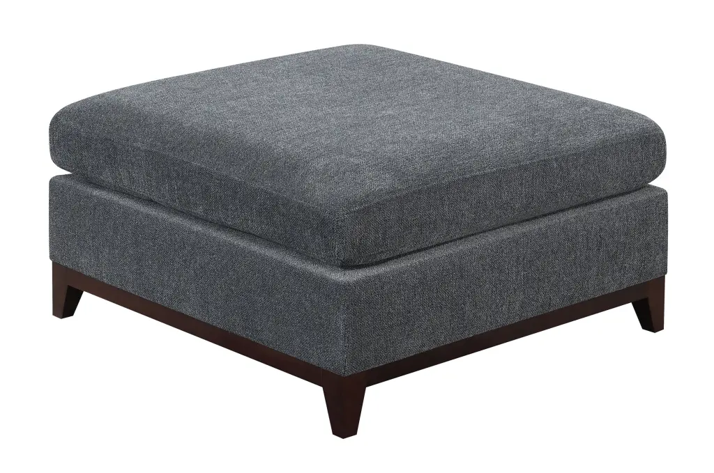 DeeHome Modular Ottoman Ash Chenille Fabric Cushion Ottoman Couch Living Room Furniture
