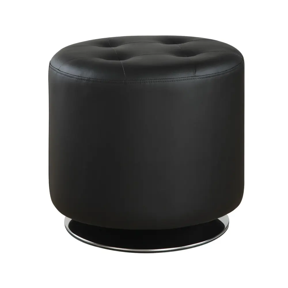 Diamond Modern Furniture COA Leather Look Ottoman 500556