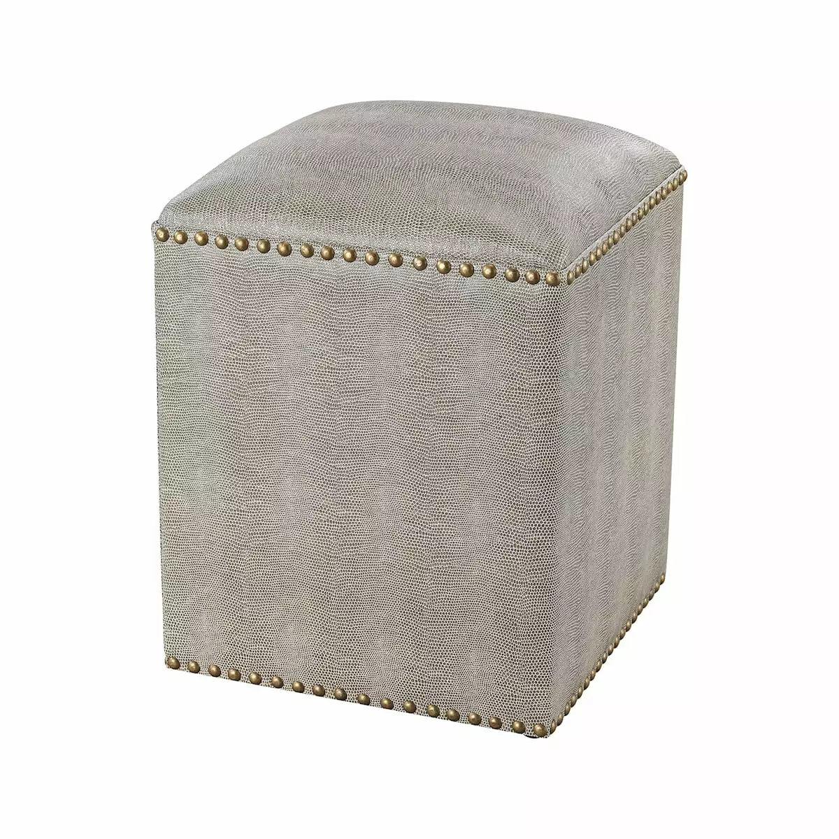 Elk Home 12-Inch Wide Beaufort Point Bench Ottoman Transitional-Gray Small Seat Benches