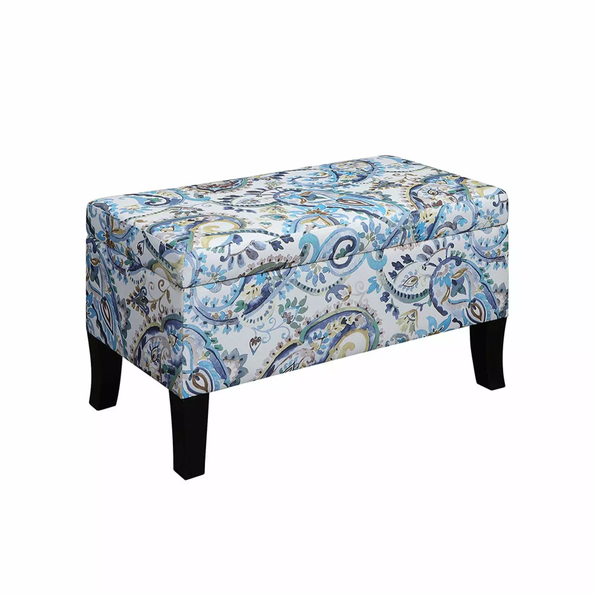 Ergode Designs4Comfort Winslow Storage Ottoman - Stylish Living Room Footrest Ottomans