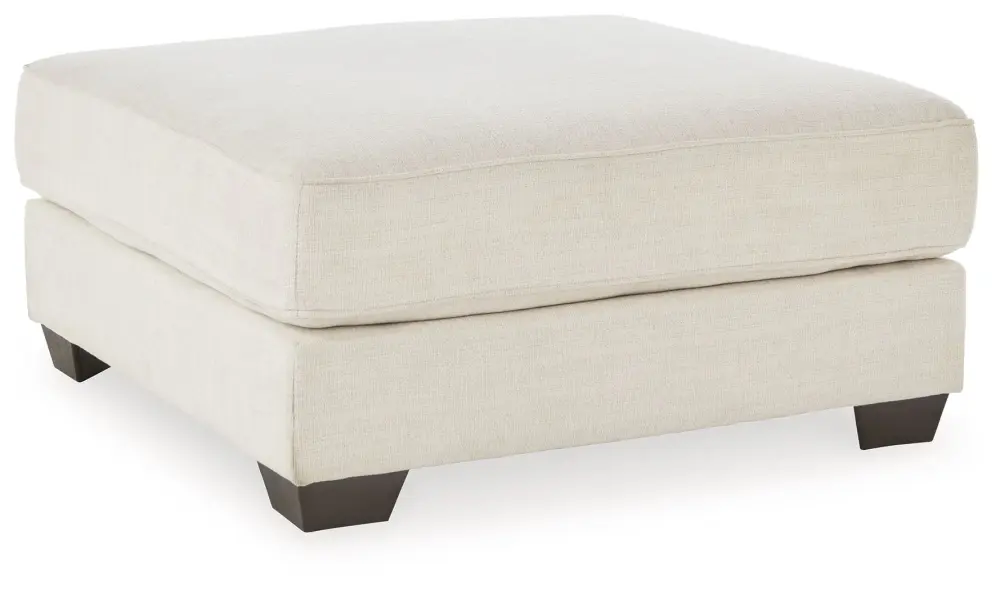 Lerenza - Generous Accent Ottoman - Birch
