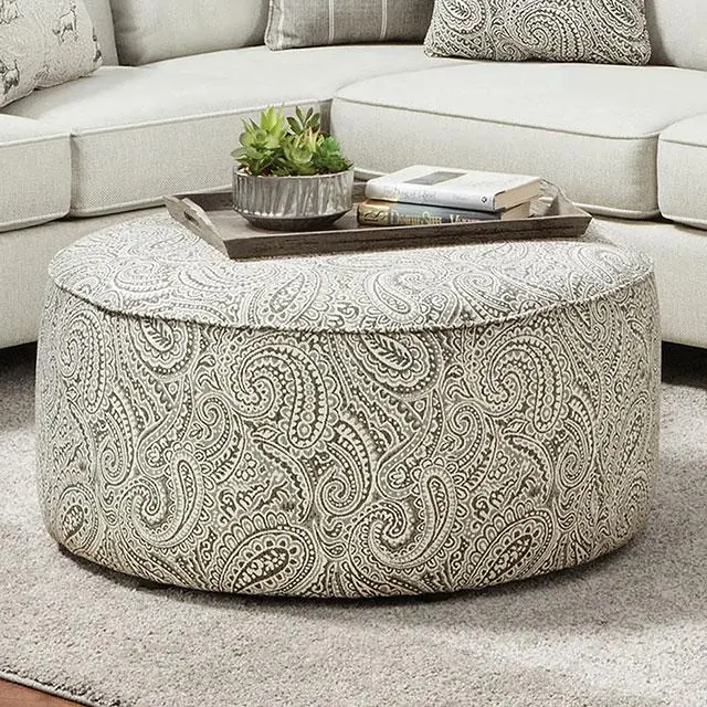 POCKLINGTON Ottoman - Upholstered Footstool Matching Accent Chair