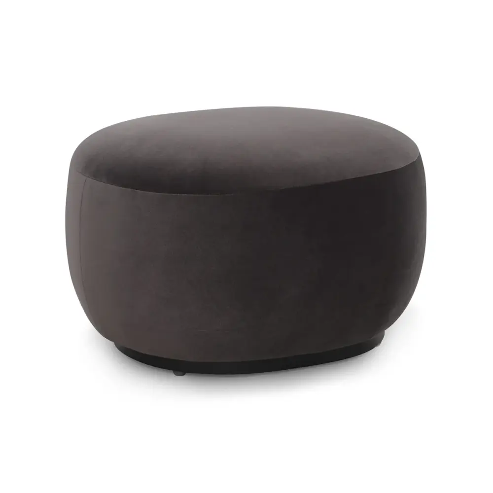Polter Ottoman - Kaster II Slate Scandinavian Design