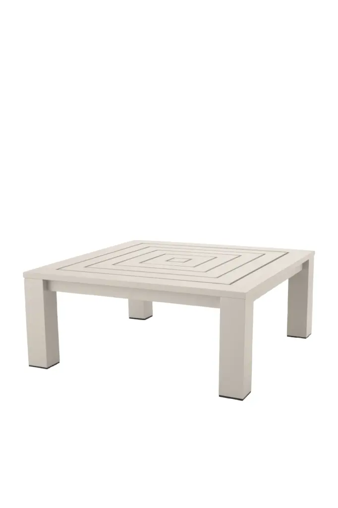 Eichholtz Vistamar Sand Square Outdoor Coffee Table Garden Furniture
