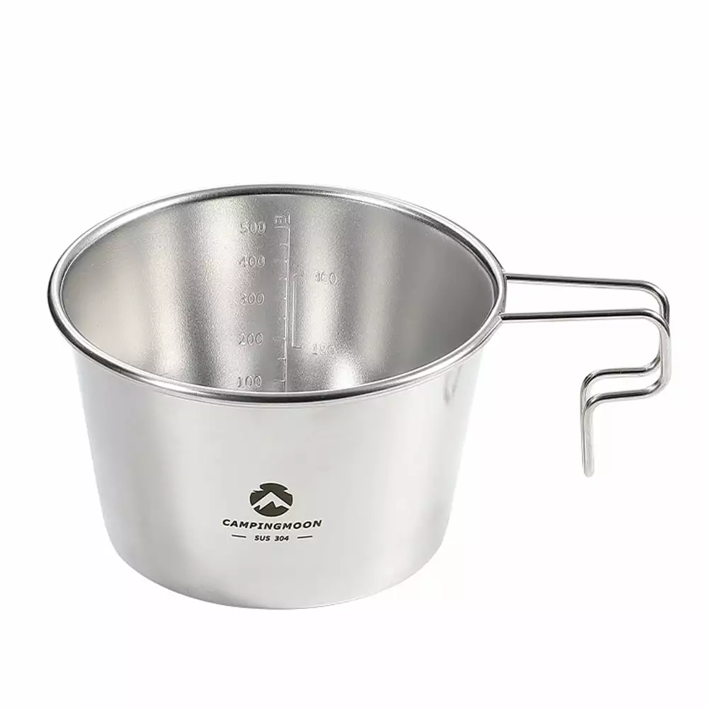 OWSOO Sierra Bowl 600ml Outdoor Stainless Steel Picnic Tableware Portable Cookware