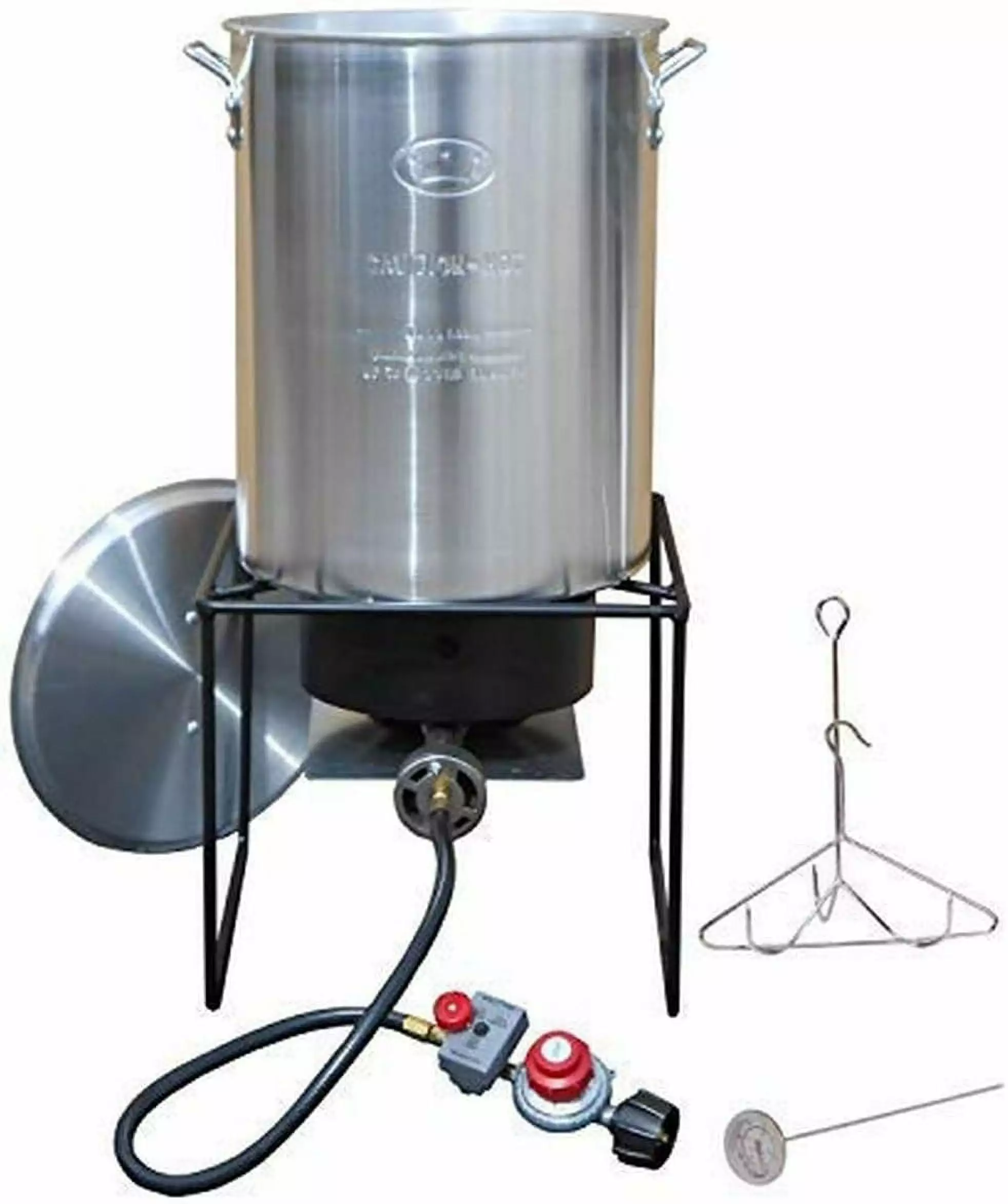 King Kooker 29-Qt Aluminum Turkey Fryer Propane Deep Fryer Outdoor Cooking