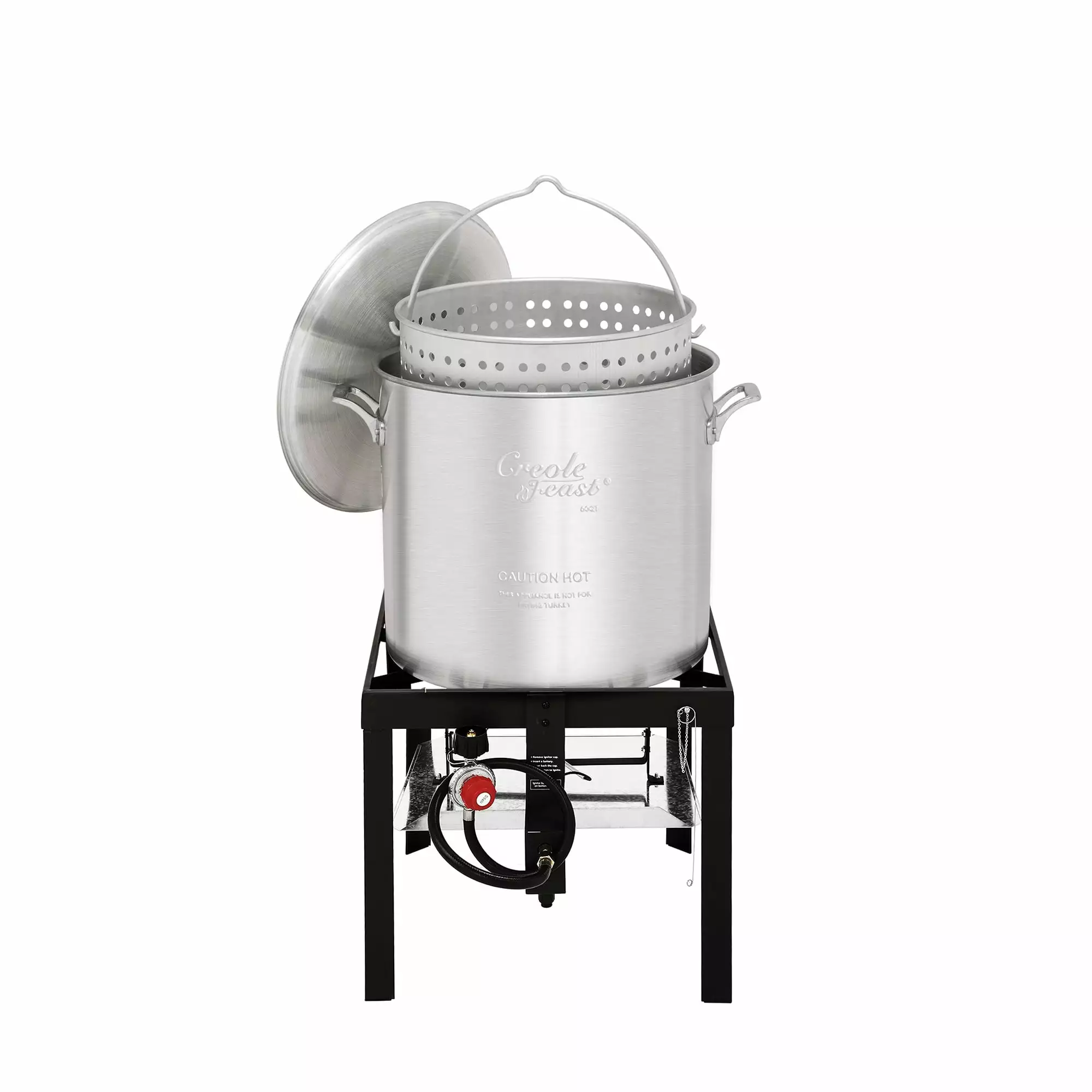 Creole Feast SBK0601 60QT Seafood Boiling Pot Kit