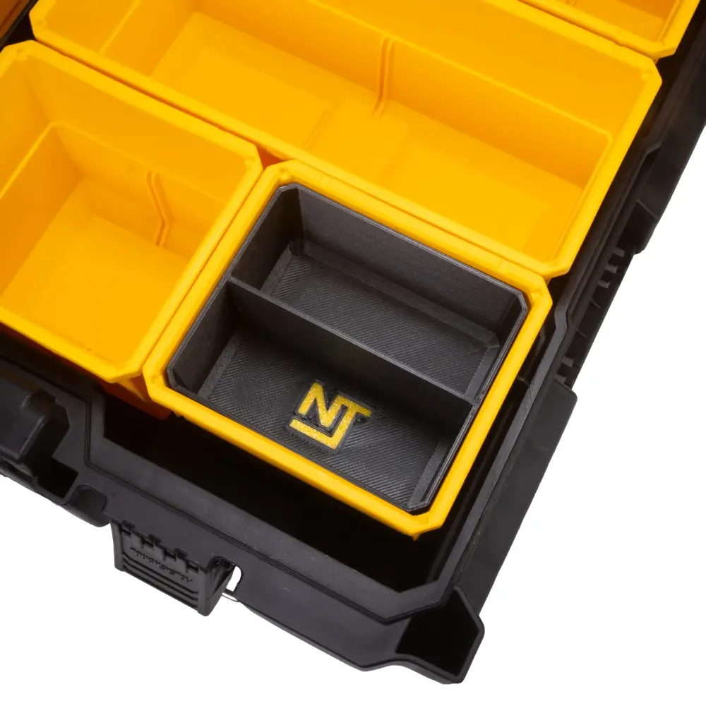 Stacking Divider Bins Tiny Dewalt TOUGHSYSTEM 2.0 Organizer
