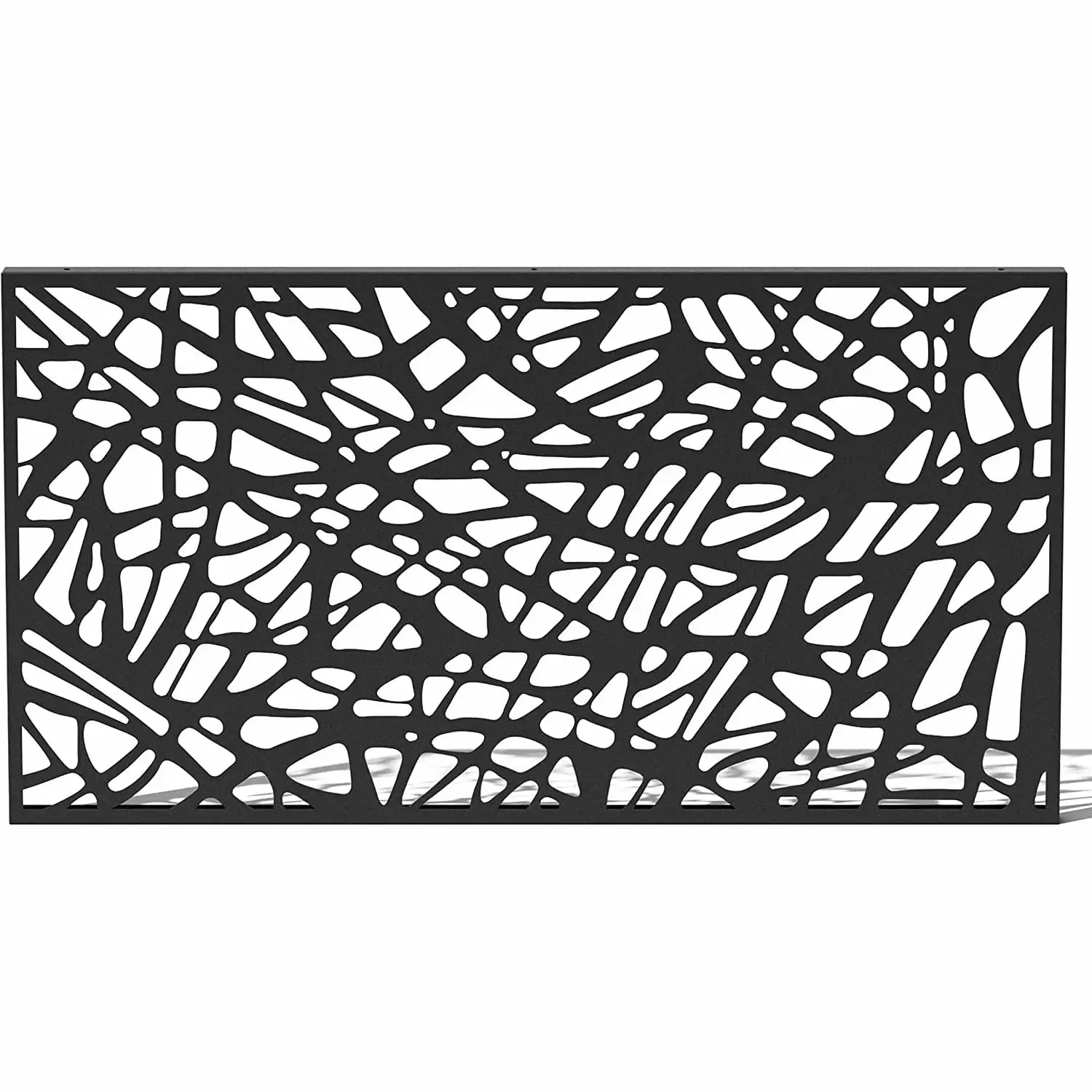 Jiarui Web Decorative Outdoor Divider Single Panel Black