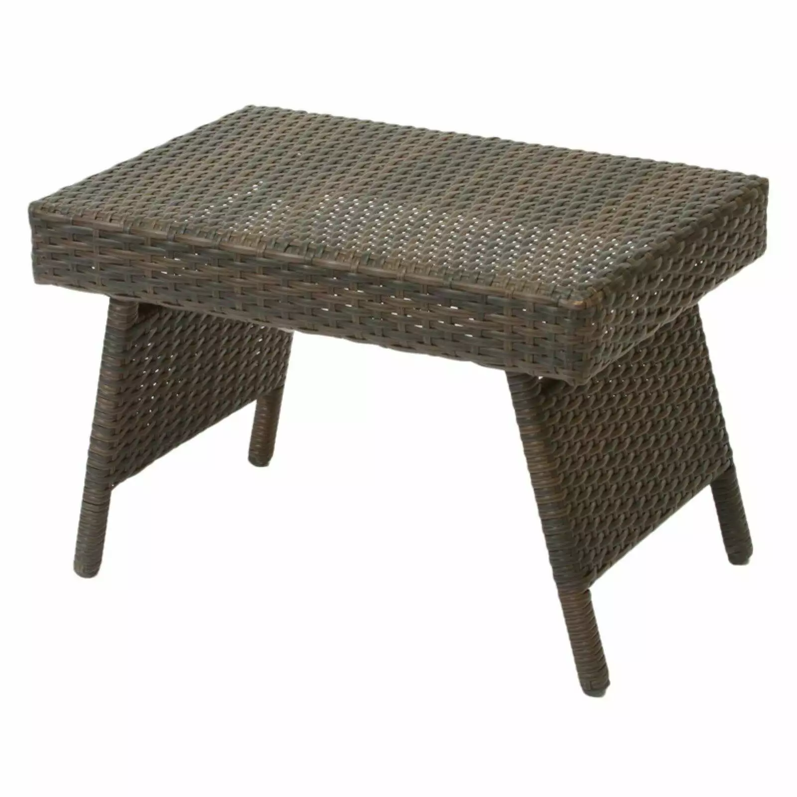 Christopher Knight Home Salem Outdoor Brown Wicker Adjustable Folding Table 16x24