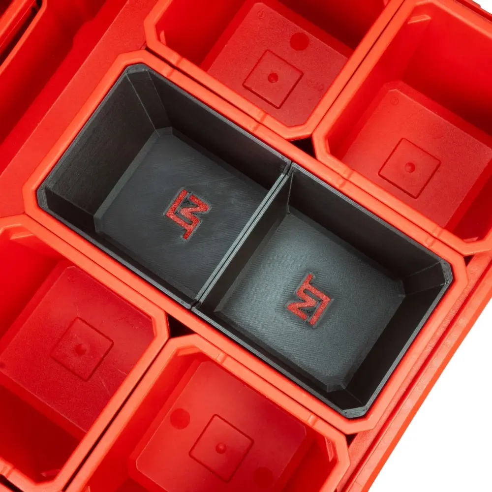 Dual Compartment Divider Bins Roomy Milwaukee PACKOUT Organizer