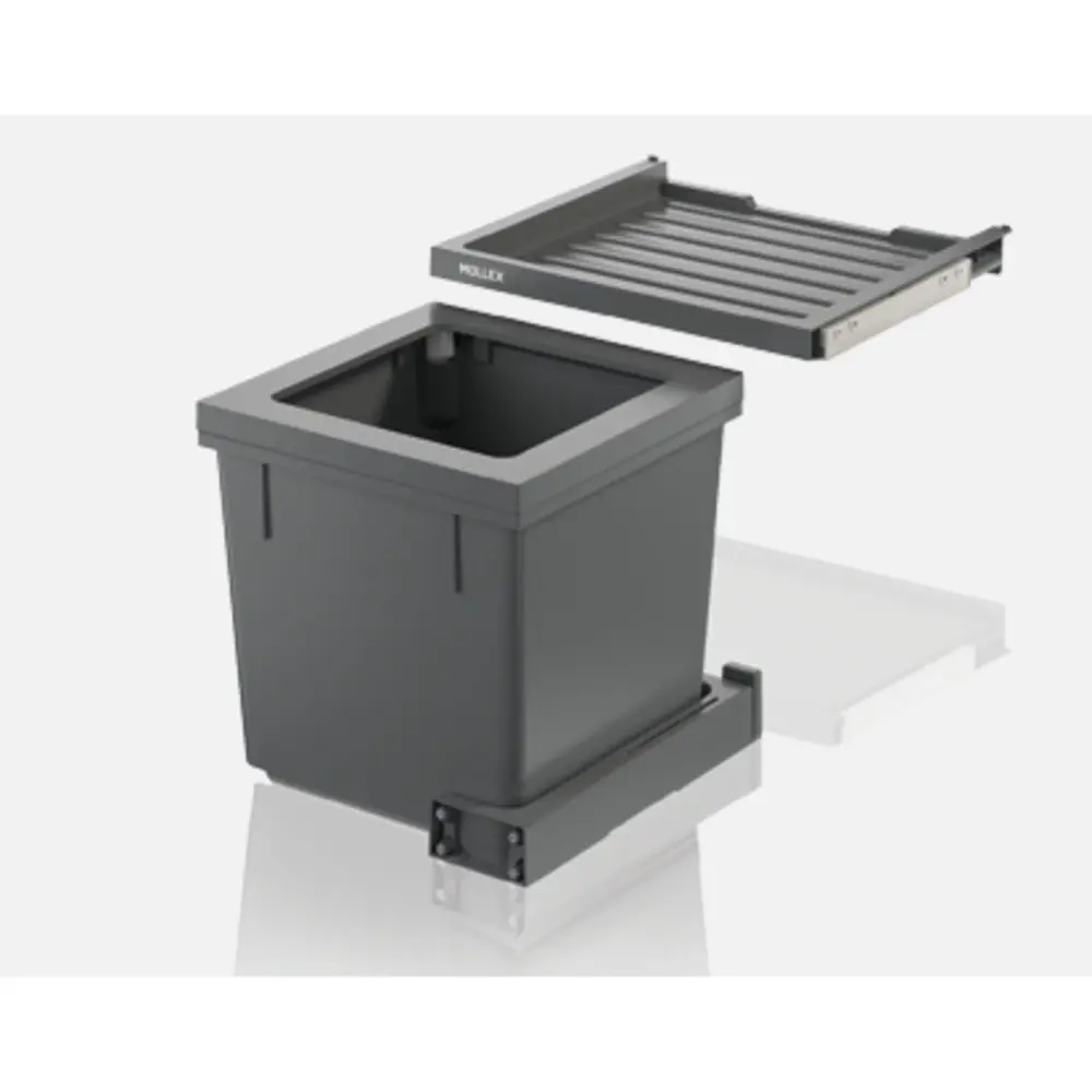 Outdoor Heavy Duty nobilia Built- waste collector "X-Line" X45 M35 Simple AS9433 56,8 cm