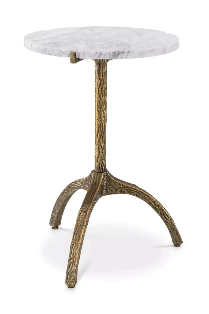 Marble Oval Side Table Eichholtz Cortina Modern Living Room Accent