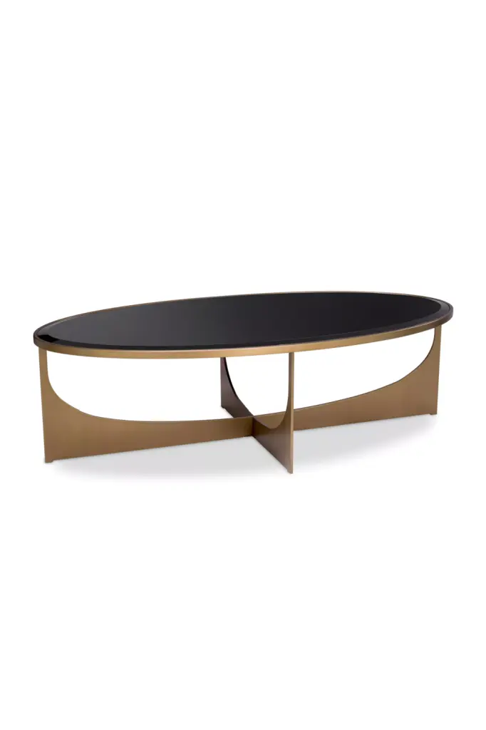 Oval Contemporary Coffee Table Eichholtz Elegance Modern Living Room Centerpiece