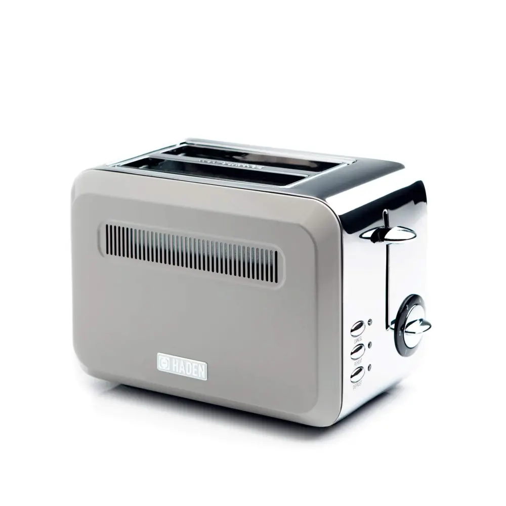 Haden Cotswold Toaster Electric Easy-clean Two Slice Toaster, 685-815W, Putty -CE31
