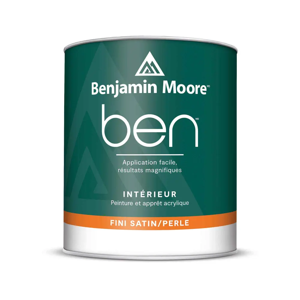 Ben Interior Paint and Primer Satin / Pearl Base 4, 946 ml